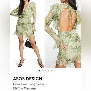 ASOS chiffon dress